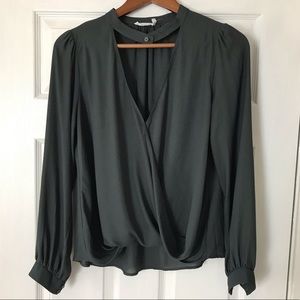 Lush Dark Green Blouse